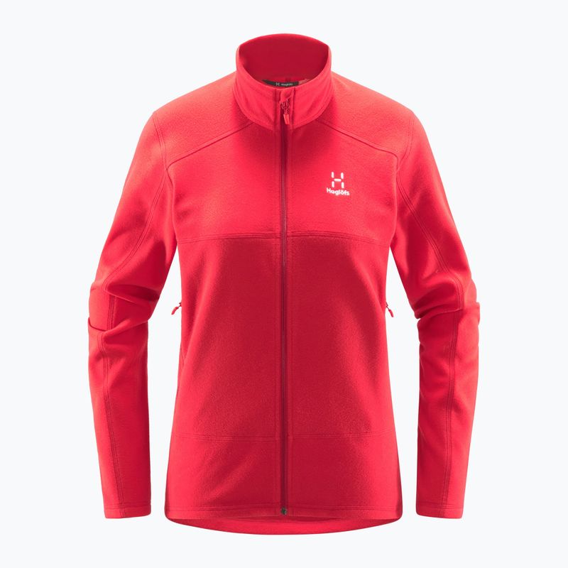 Női Haglöfs Buteo Mid fleece pulóver piros 605074 5
