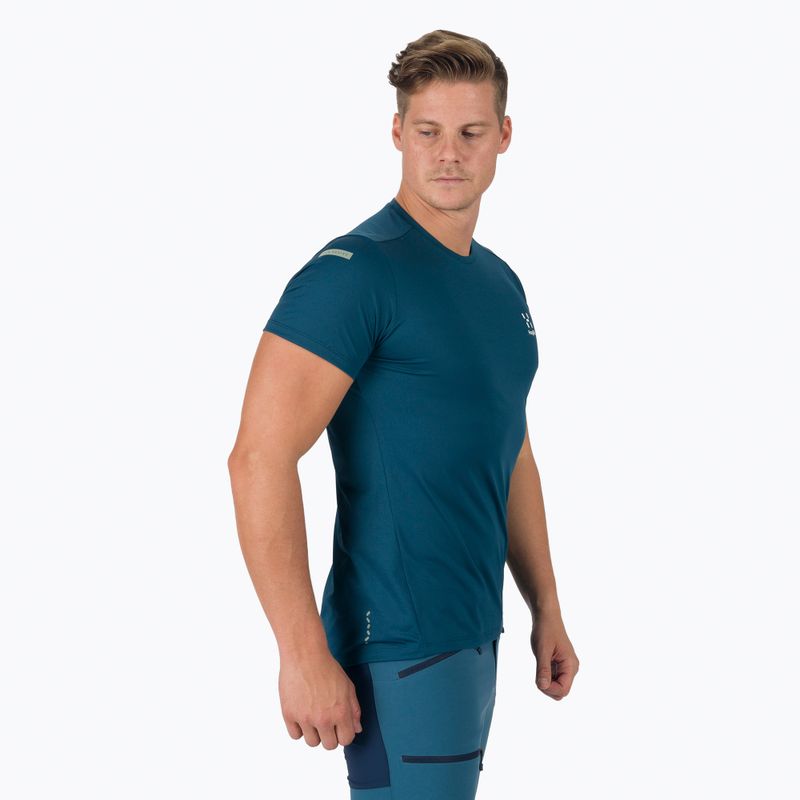 Férfi trekking póló Haglöfs L.I.M Tech Tee sötétkék 605226 3