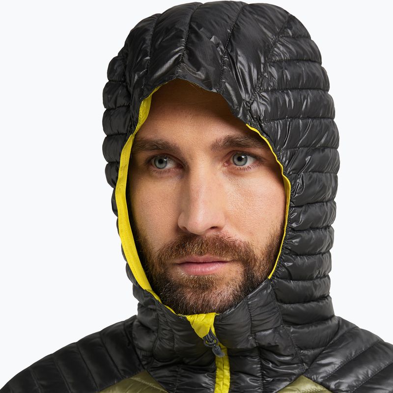 Haglöfs férfi pehelypaplan dzseki L.I.M Mimic Hood zöld 604940 4