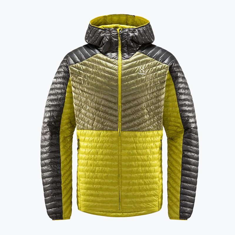 Haglöfs férfi pehelypaplan dzseki L.I.M Mimic Hood zöld 604940 13