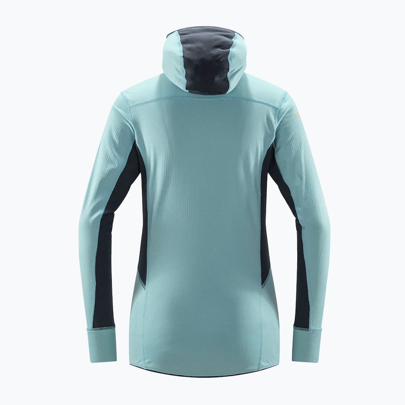 Női trekking pulóver Haglöfs L.I.M Mid Comp Hood kék 605255 2