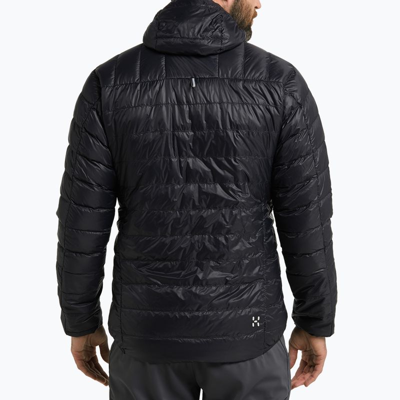 Haglöfs férfi pehelypaplan kabát L.I.M Down Hood fekete 605353 3