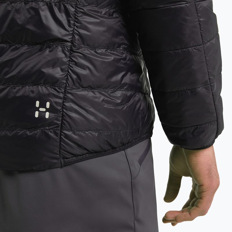 Haglöfs férfi pehelypaplan kabát L.I.M Down Hood fekete 605353 7