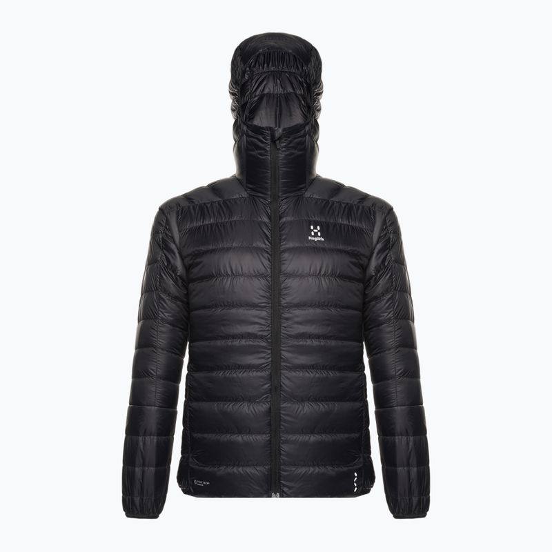 Haglöfs férfi pehelypaplan kabát L.I.M Down Hood fekete 605353 8