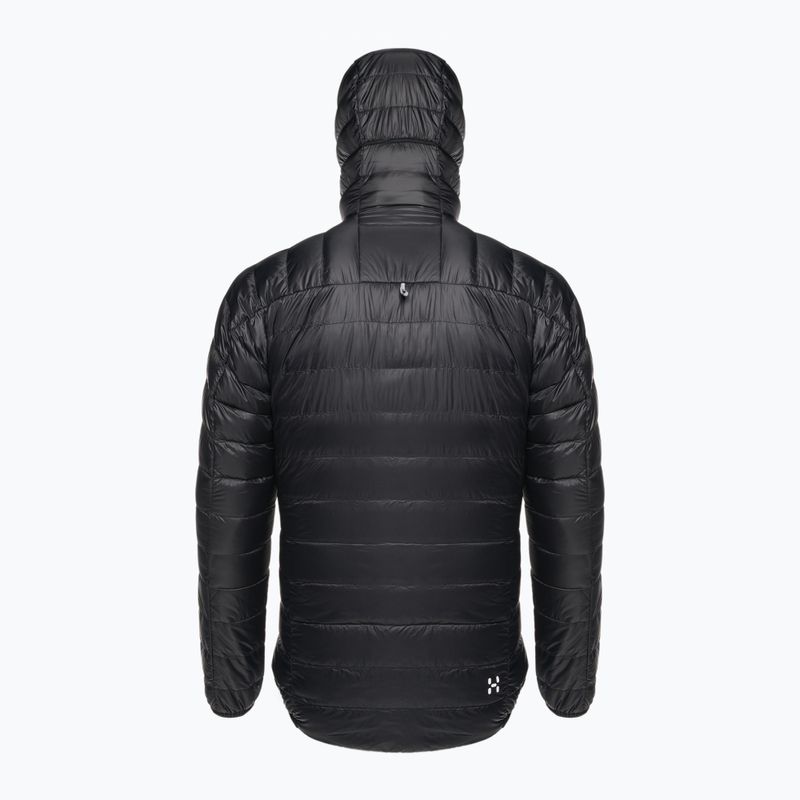 Haglöfs férfi pehelypaplan kabát L.I.M Down Hood fekete 605353 9