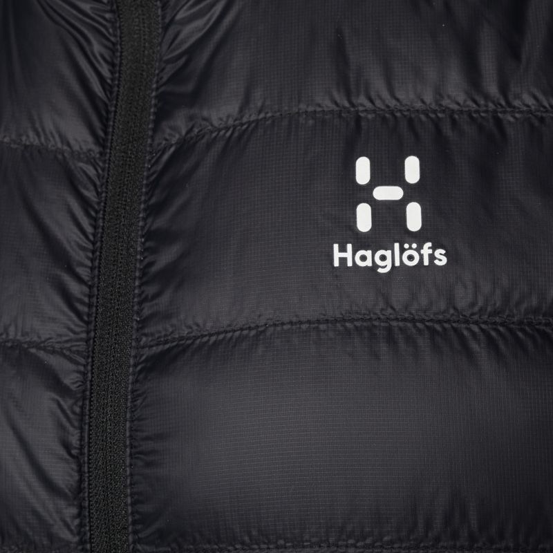 Haglöfs férfi pehelypaplan kabát L.I.M Down Hood fekete 605353 10