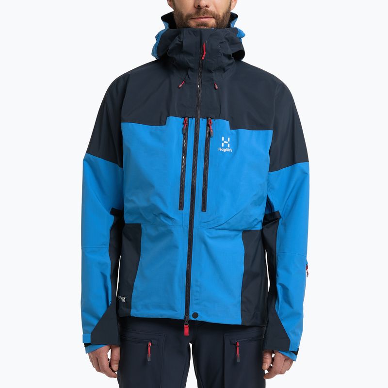 Férfi Haglöfs Spitz GTX PRO esőkabát kék 605390