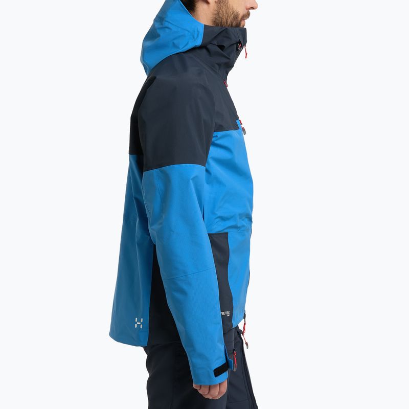 Férfi Haglöfs Spitz GTX PRO esőkabát kék 605390 2