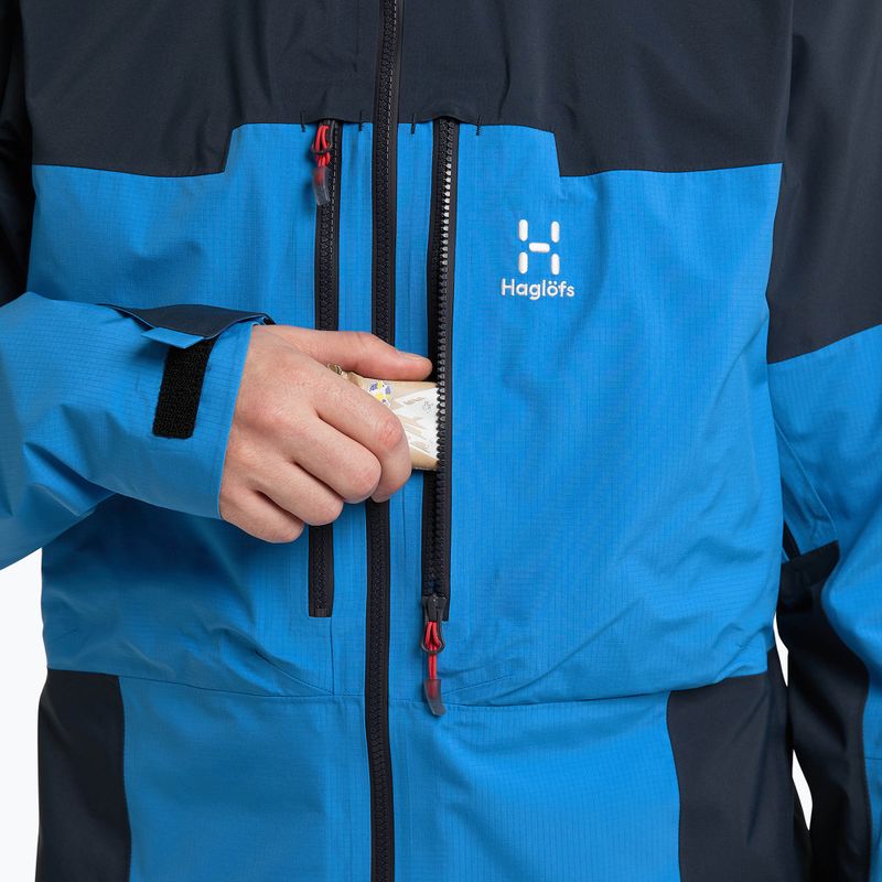 Férfi Haglöfs Spitz GTX PRO esőkabát kék 605390 7