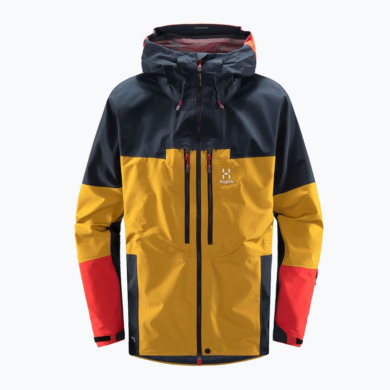 Férfi Haglöfs Spitz GTX PRO esőkabát sárga-zöld 605390