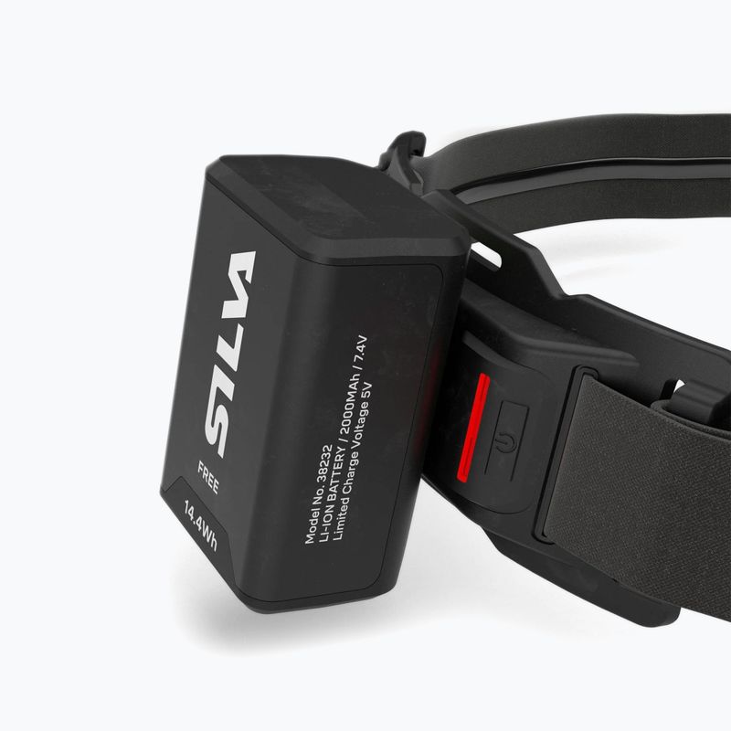 Silva Free 1200 XS fejlámpa szürke 13