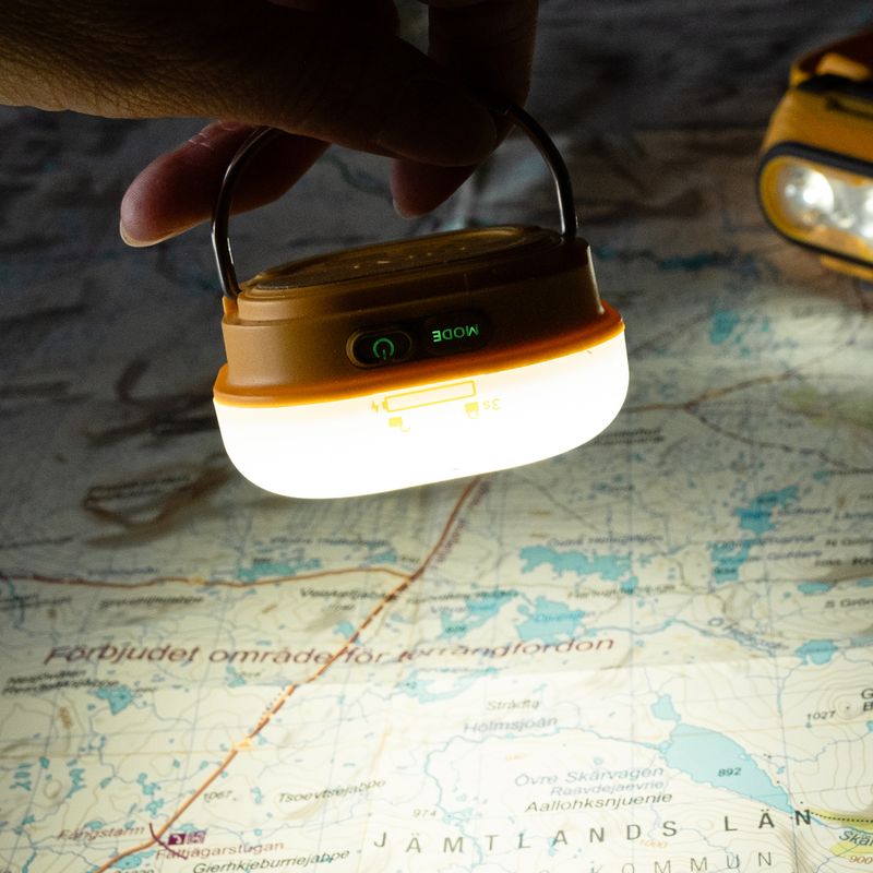 Silva Glow Recharge utazási lámpa sárga színben 7