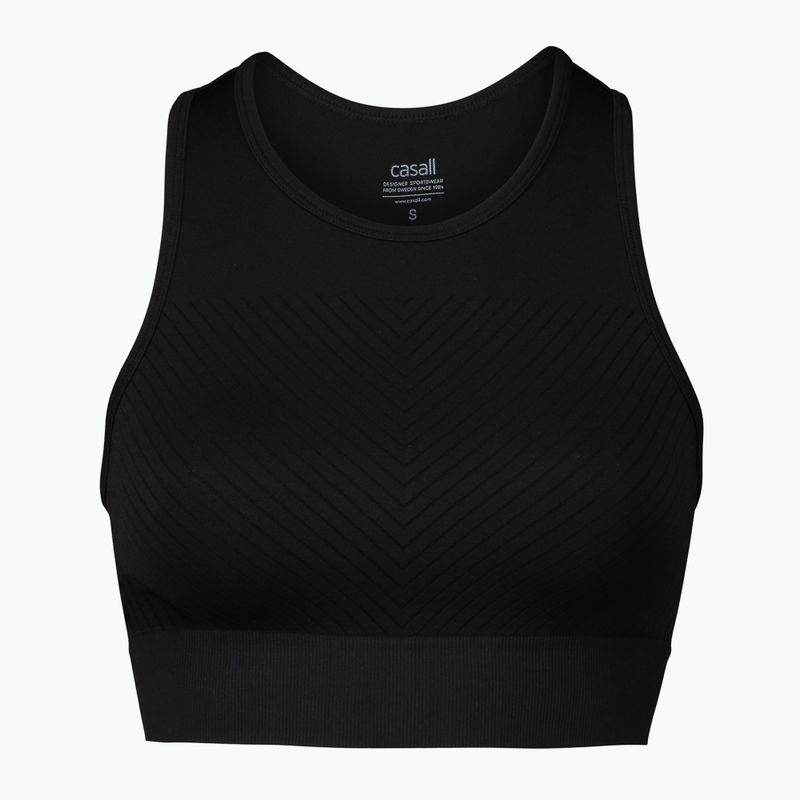 Casall Essential Block Seamless Sport női edzőfelső fekete 22114 3
