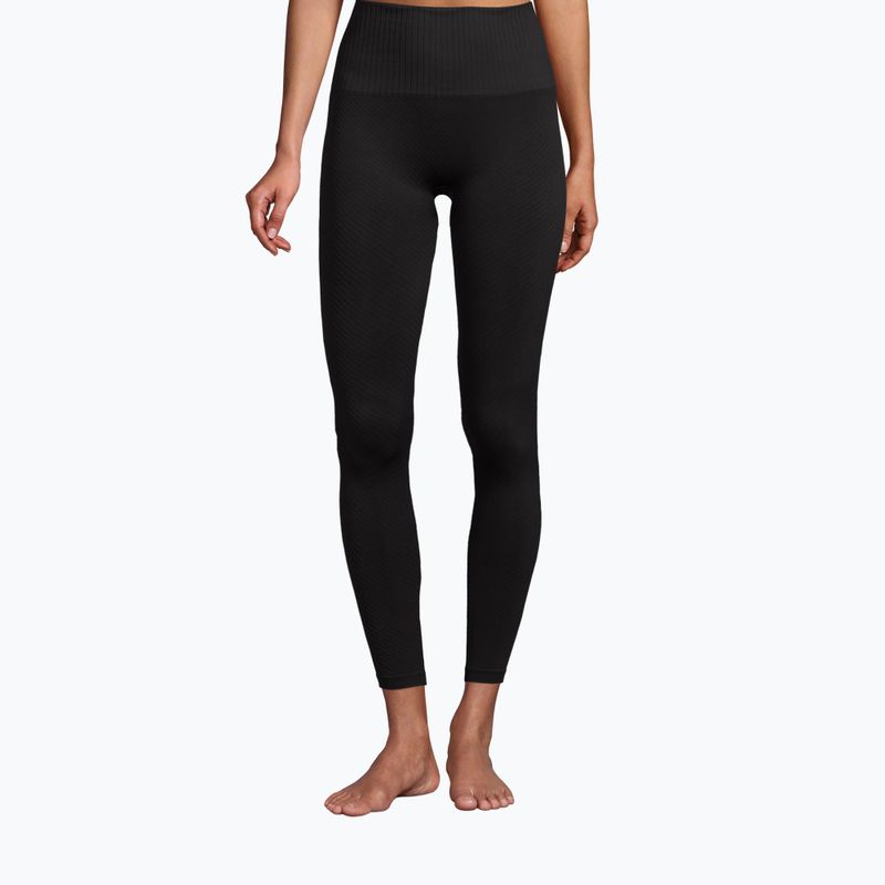 Női edző leggings Casall varrás nélküli grafikus bordázat magas derék 901 22610 2