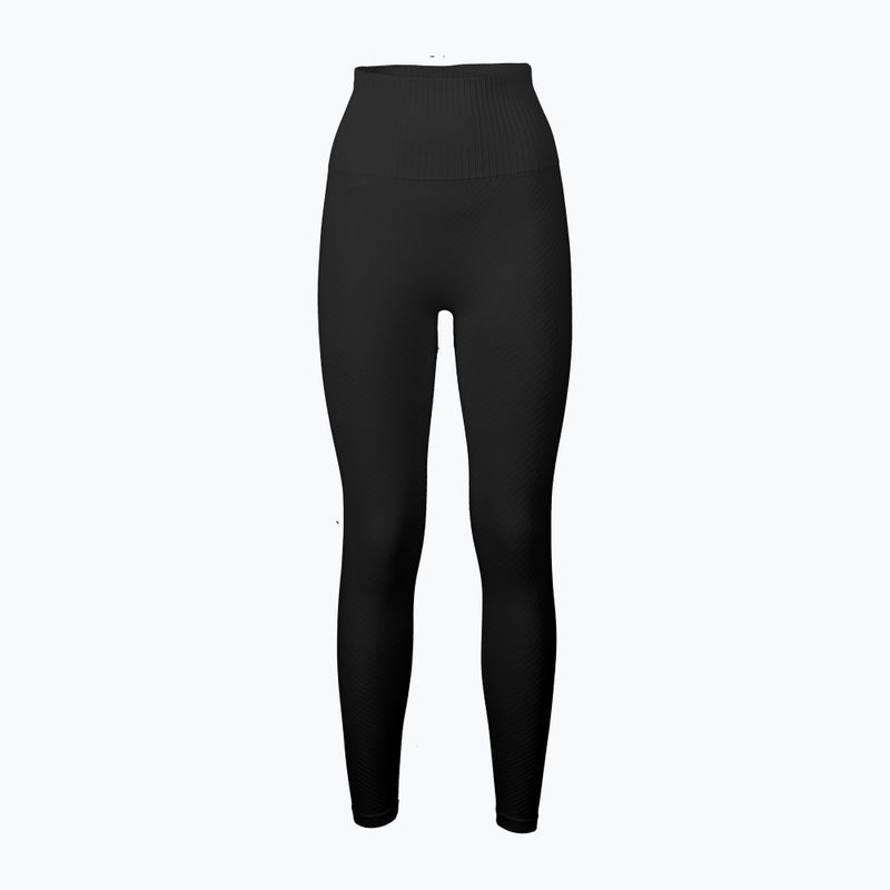 Női edző leggings Casall varrás nélküli grafikus bordázat magas derék 901 22610 4