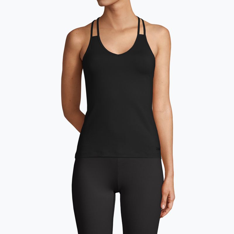 Casall V-nyakú Racerback női tréning felső fekete 22154