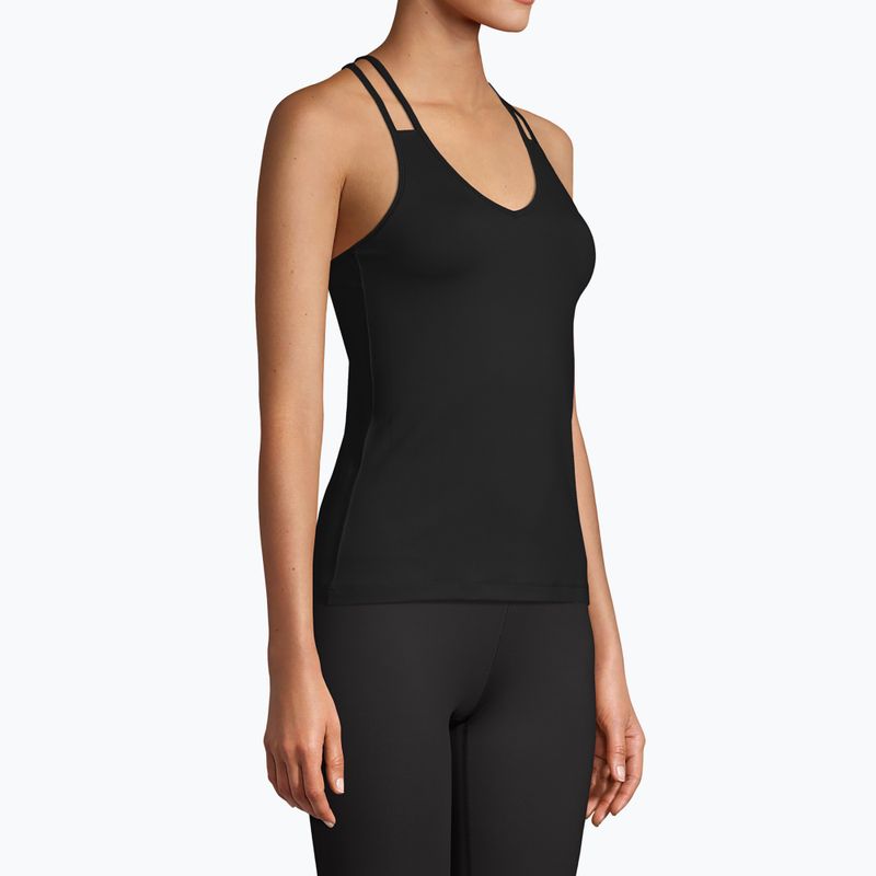Casall V-nyakú Racerback női tréning felső fekete 22154 2