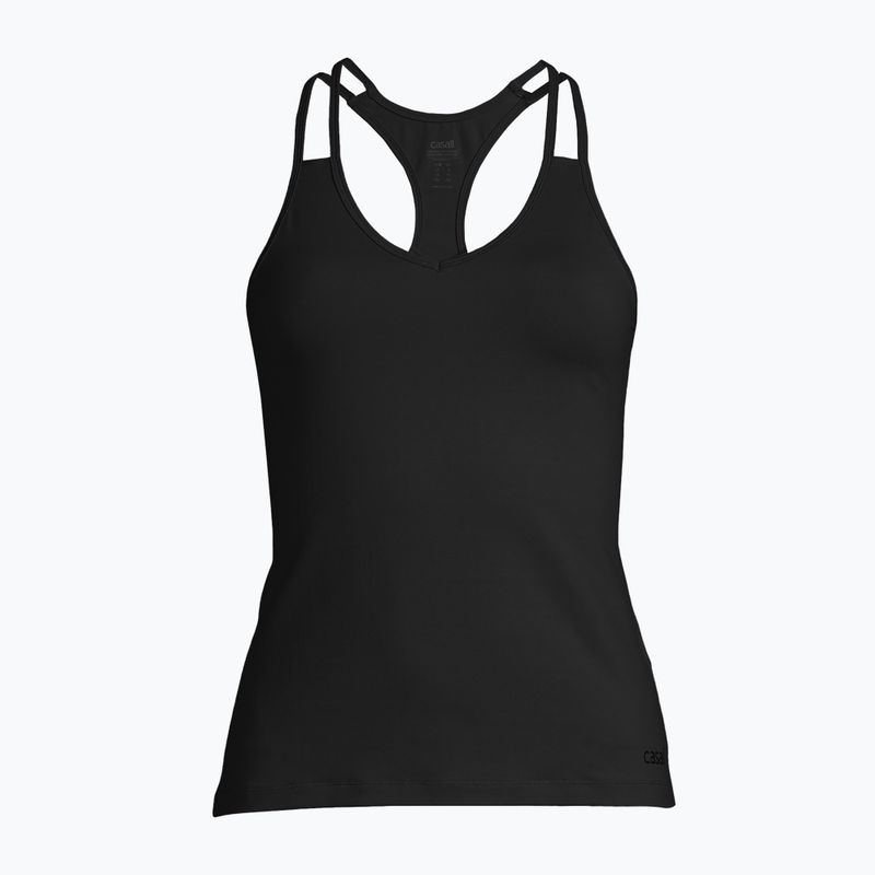 Casall V-nyakú Racerback női tréning felső fekete 22154 4