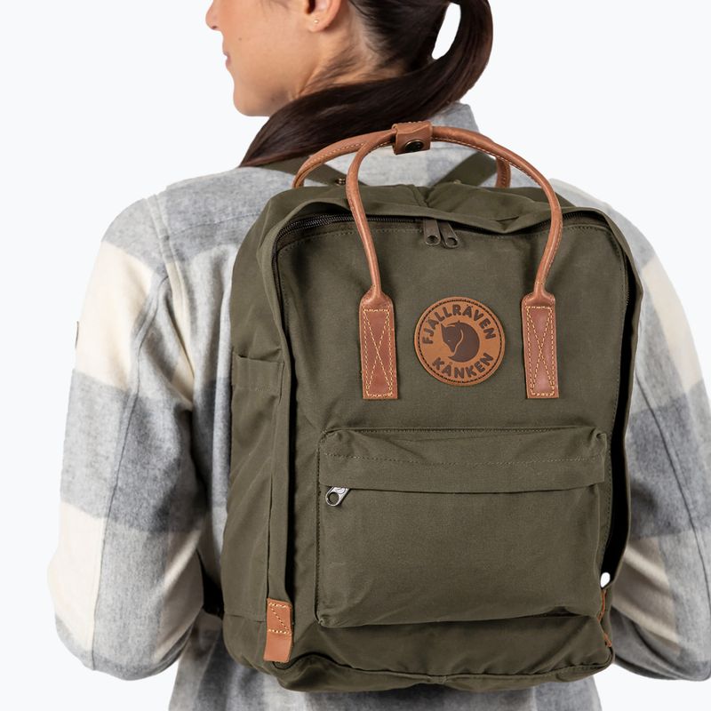 Városi hátizsák Fjällräven Kanken No. 2 16 l dark olive 4