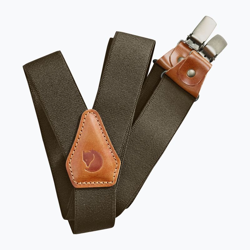 Nadrágtartó Fjällräven Singi Clip Suspenders dark olive 2