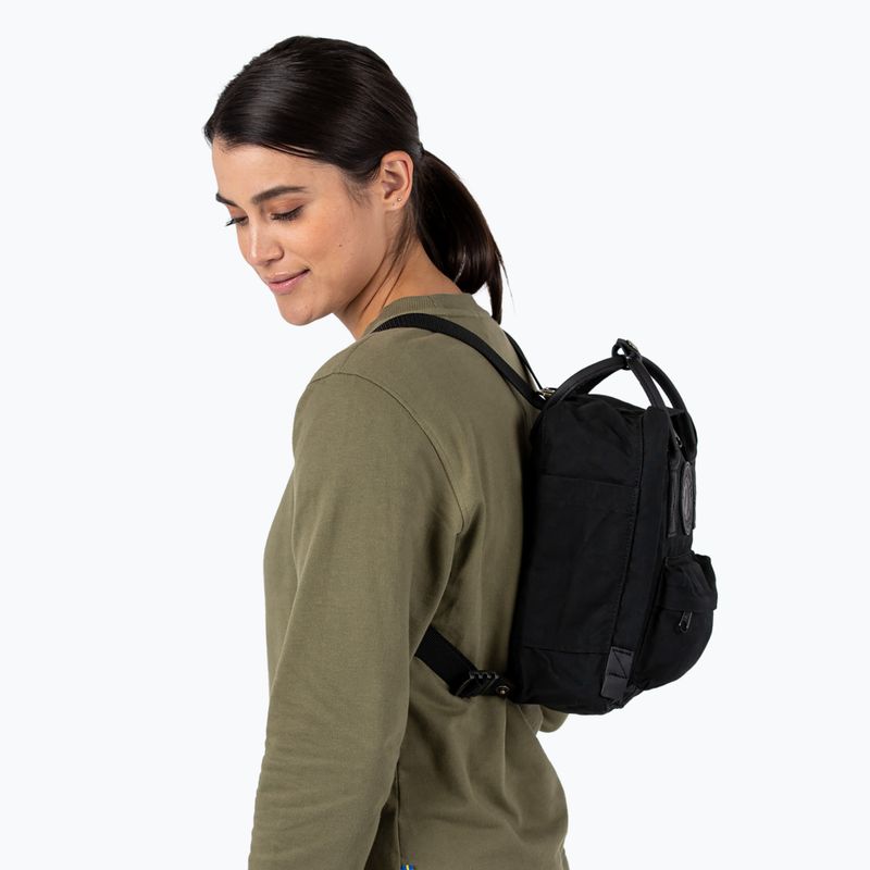 Fjällräven Kånken No. 2 Black Mini Mini 7 l hátizsák 3