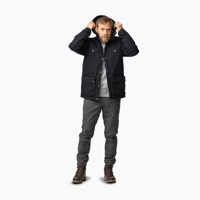 Férfi széldzseki Fjällräven Greenland Winter black 2