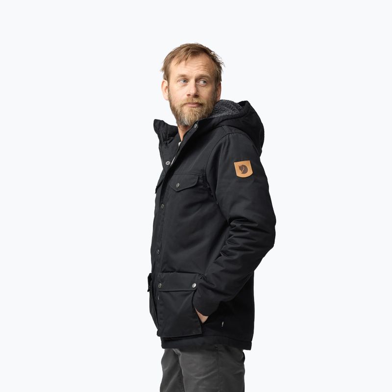 Férfi széldzseki Fjällräven Greenland Winter black 4