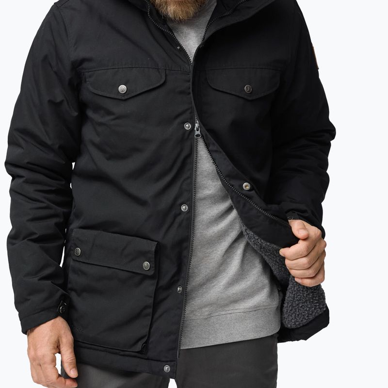 Férfi széldzseki Fjällräven Greenland Winter black 7