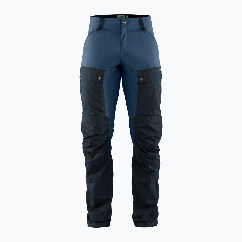 Férfi trekking nadrág Fjällräven Keb Trousers Reg navy blue és fekete F85656R 4