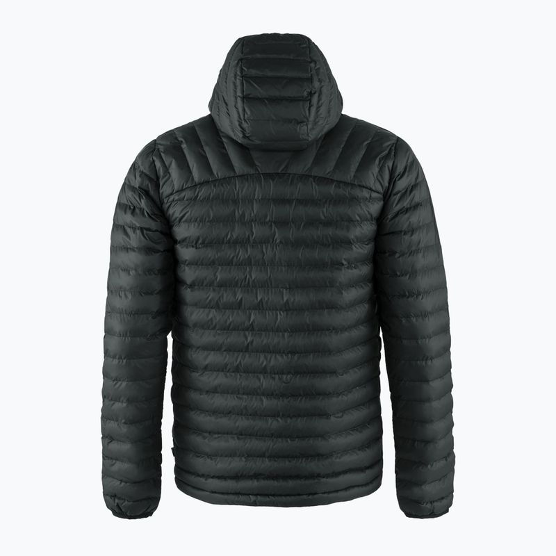 Férfi Fjällräven Expedition Latt Hoodie pehelypaplan kabát fekete F86119 2