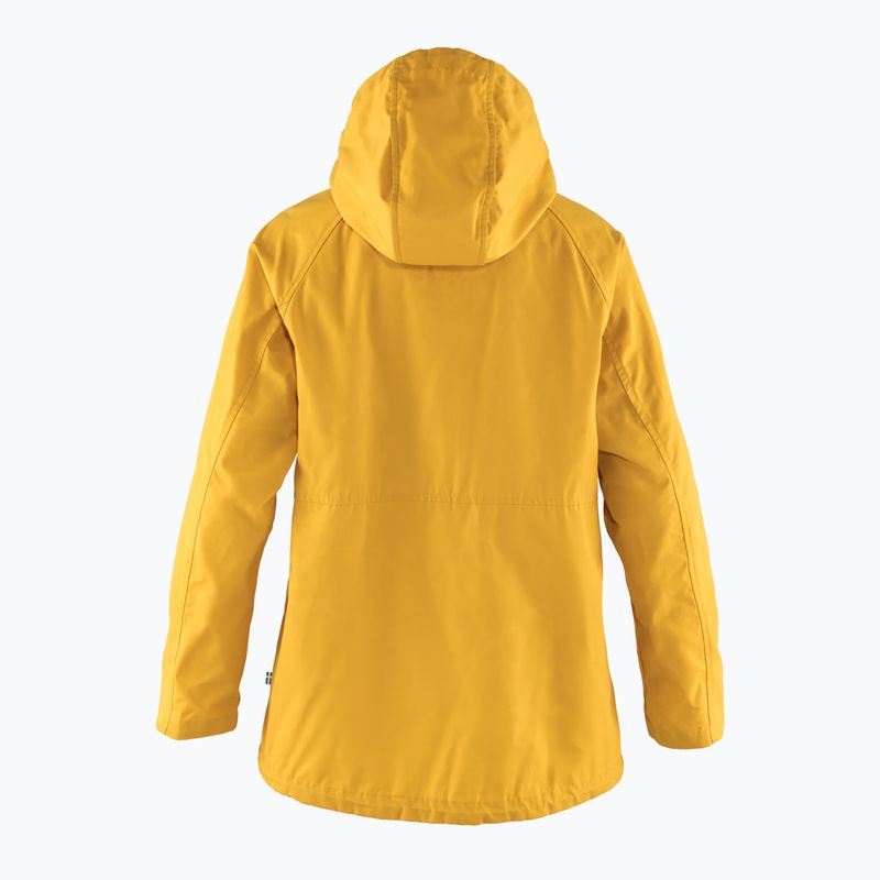 Női szélkabát Fjällräven Vardag Anorak mustársárga 2