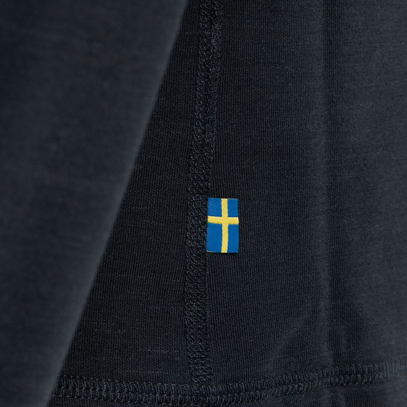 Férfi trekking pulóver Fjällräven Keb Fleece Hoodie navy blue F81878 8