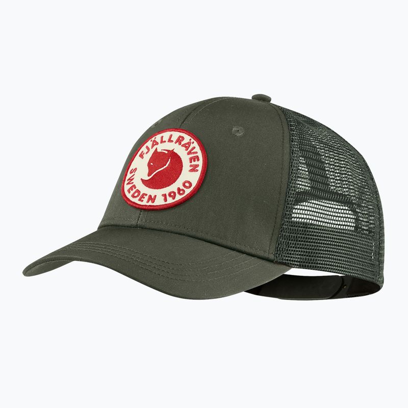 Baseballsapka Fjällräven 1960 Logo Langtradarkeps deep forest 5