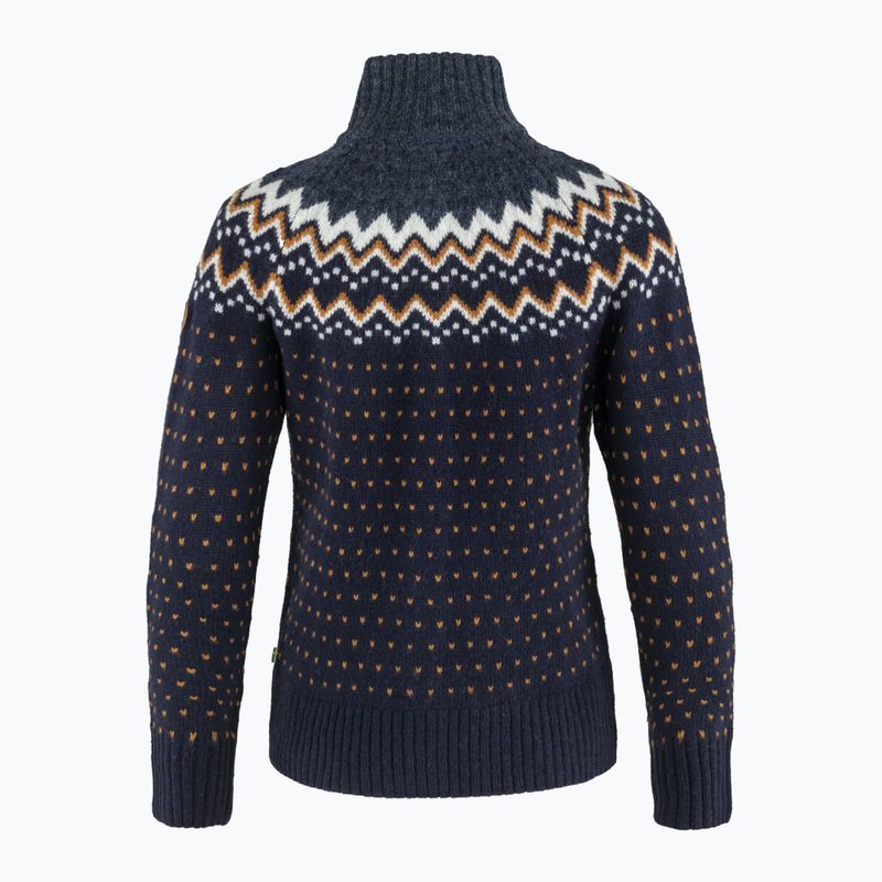 Fjällräven női pulóver Övik Knit Cardigan sötét navy 2