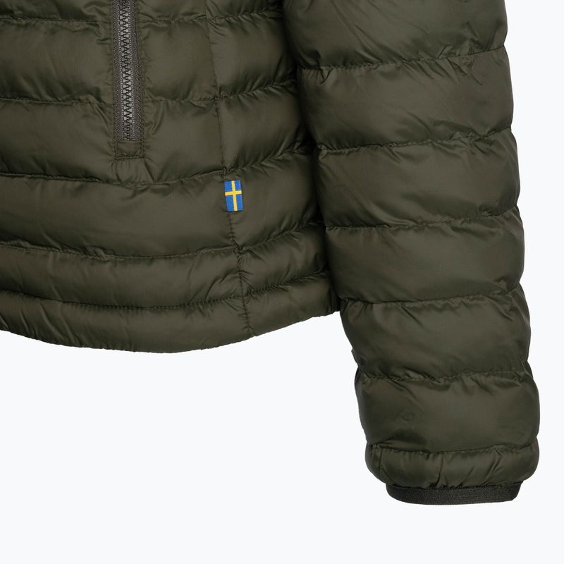 Fjällräven női pehelykabát Expedition Latt Hoodie zöld F86120 4