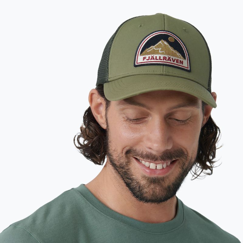 Fjällräven Badge Långtradarkeps zöld baseball sapka 3