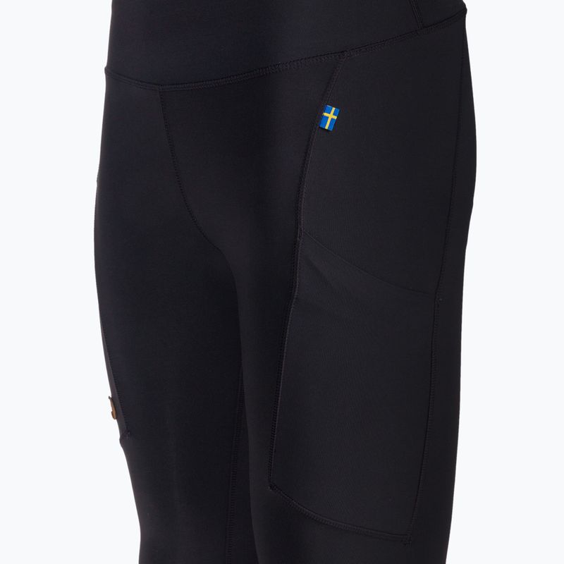 Női trekking leggings Fjällräven Abisko harisnyanadrág fekete F84773 3