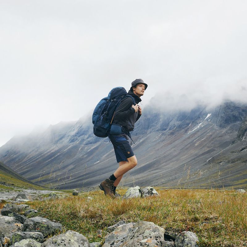 Férfi Fjällräven Abisko Midsummer sötétszürke/fekete szélkabát 3