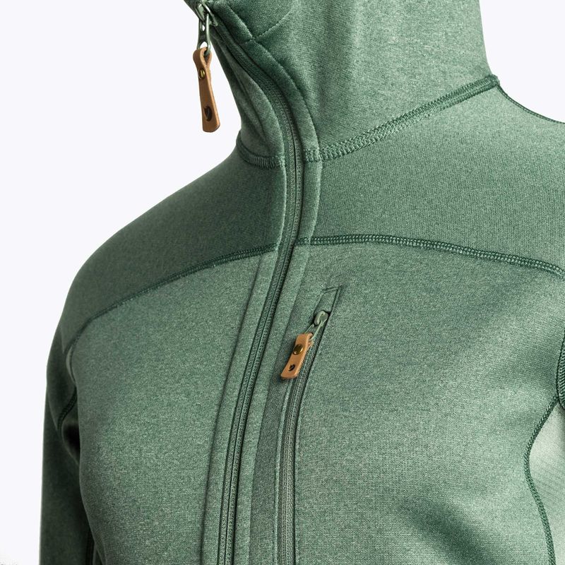 Fjällräven női Abisko Trail Fleece pulóver zöld F89589 3