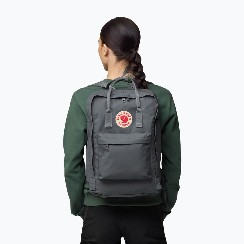 Fjällräven Kanken Laptop 17" 20 l szuper szürke városi hátizsák 5