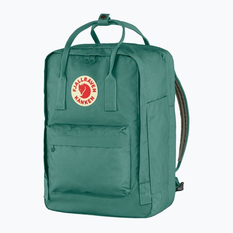 Fjällräven Kanken Laptop 15" túrahátizsák 664 fagyzöld F23524 5