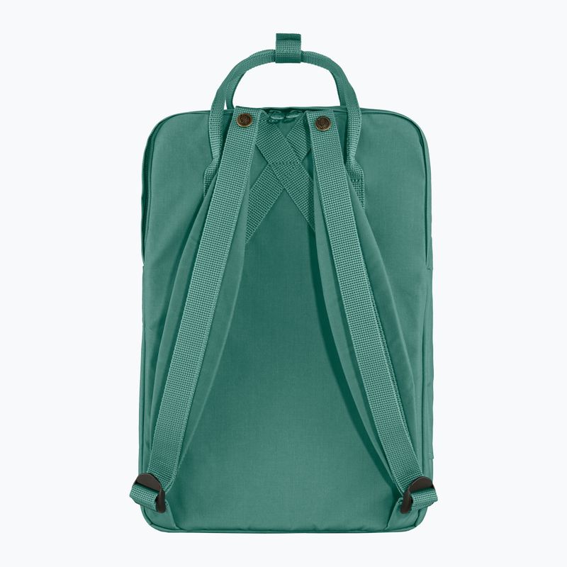 Fjällräven Kanken Laptop 15" túrahátizsák 664 fagyzöld F23524 7