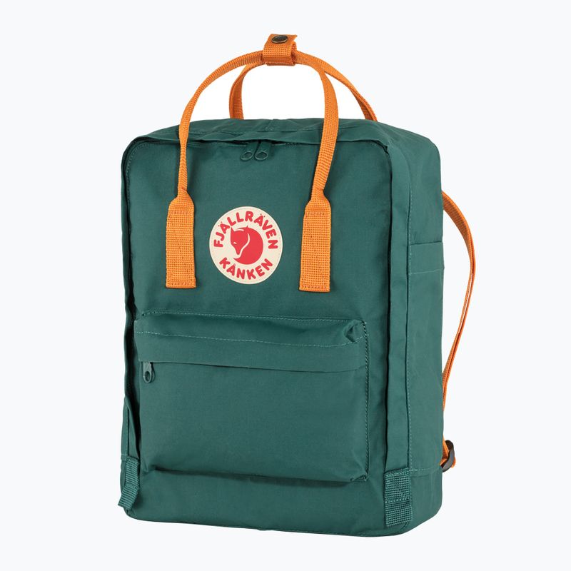Túra hátizsák Fjällräven Kanken 16 l arctic green/spicy orange 2