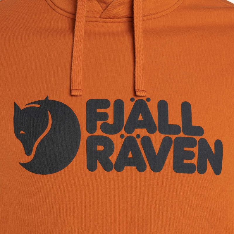 Férfi trekking pulóver Fjällräven Logo Hoodie barna F84144 3