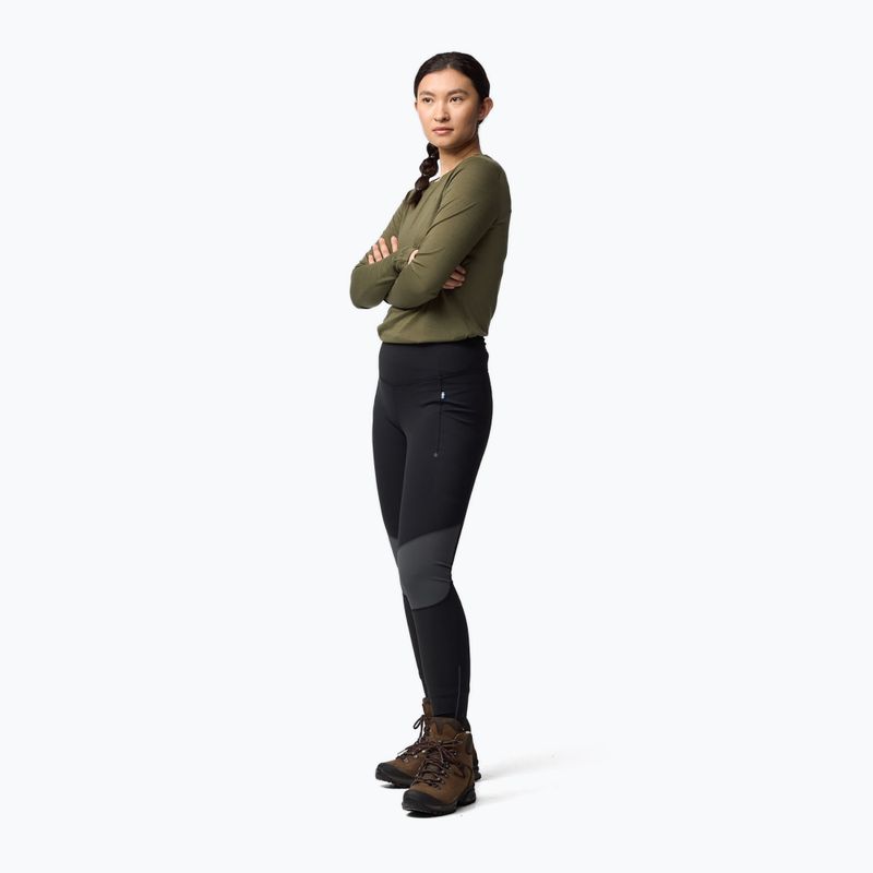 Női leggings Fjällräven Abisko Tights black/iron grey 4