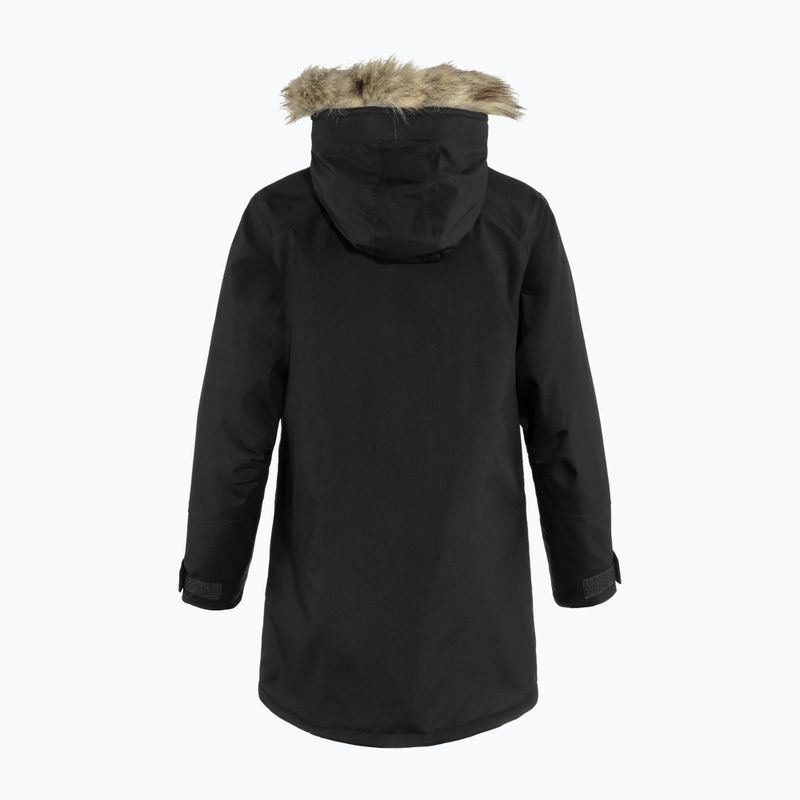 Női pehelypaplan Fjällräven Nuuk Parka fekete 2