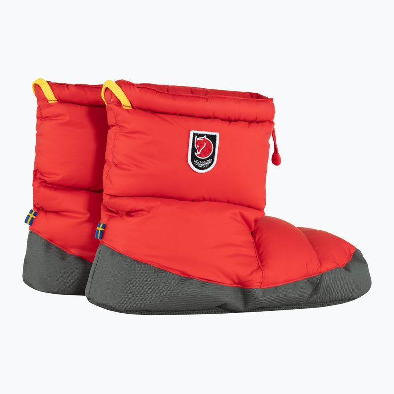 Fjällräven Expedition Down Booties true red 9