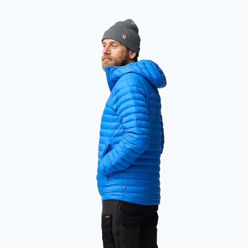 Férfi Fjällräven Expedition Lätt Hoodie pehelypaplan kabát un kék 4