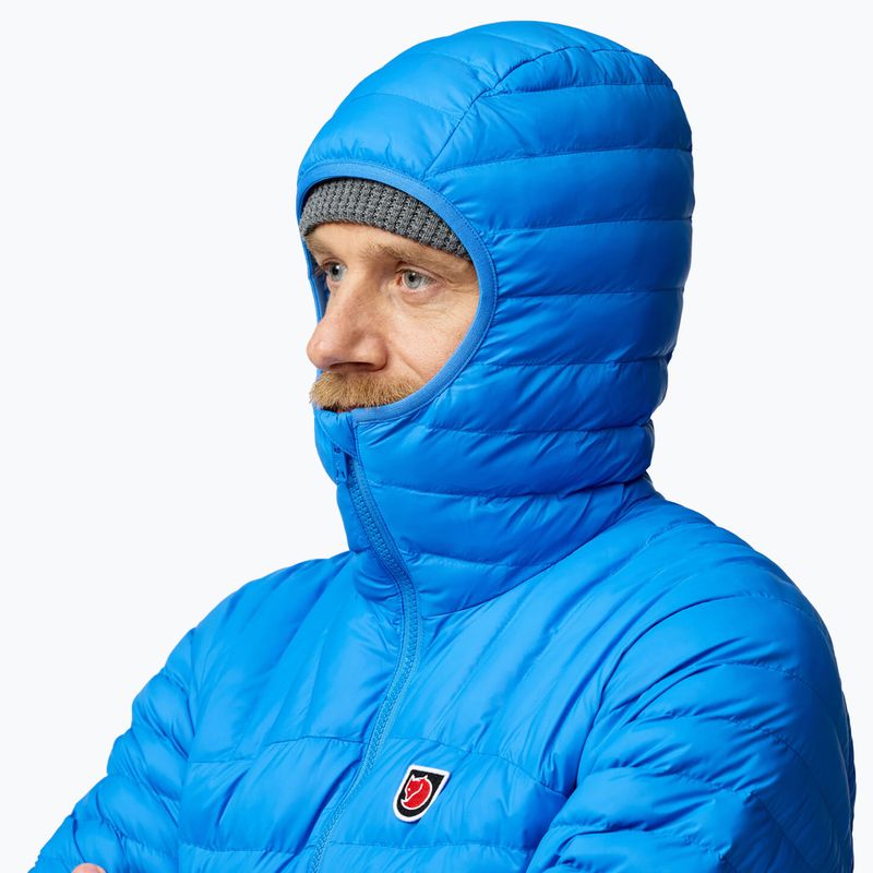 Férfi Fjällräven Expedition Lätt Hoodie pehelypaplan kabát un kék 9