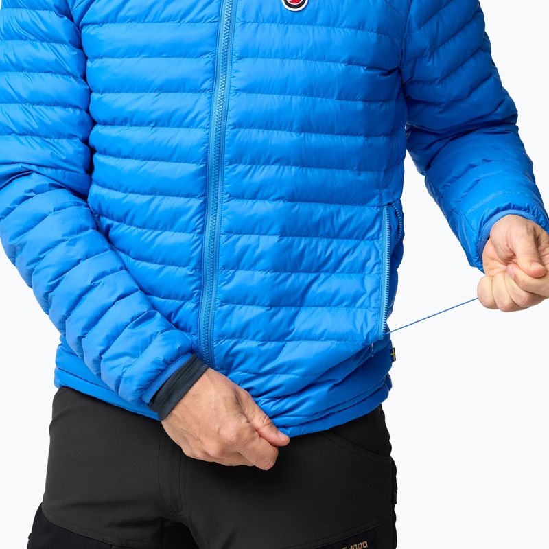 Férfi Fjällräven Expedition Lätt Hoodie pehelypaplan kabát un kék 12